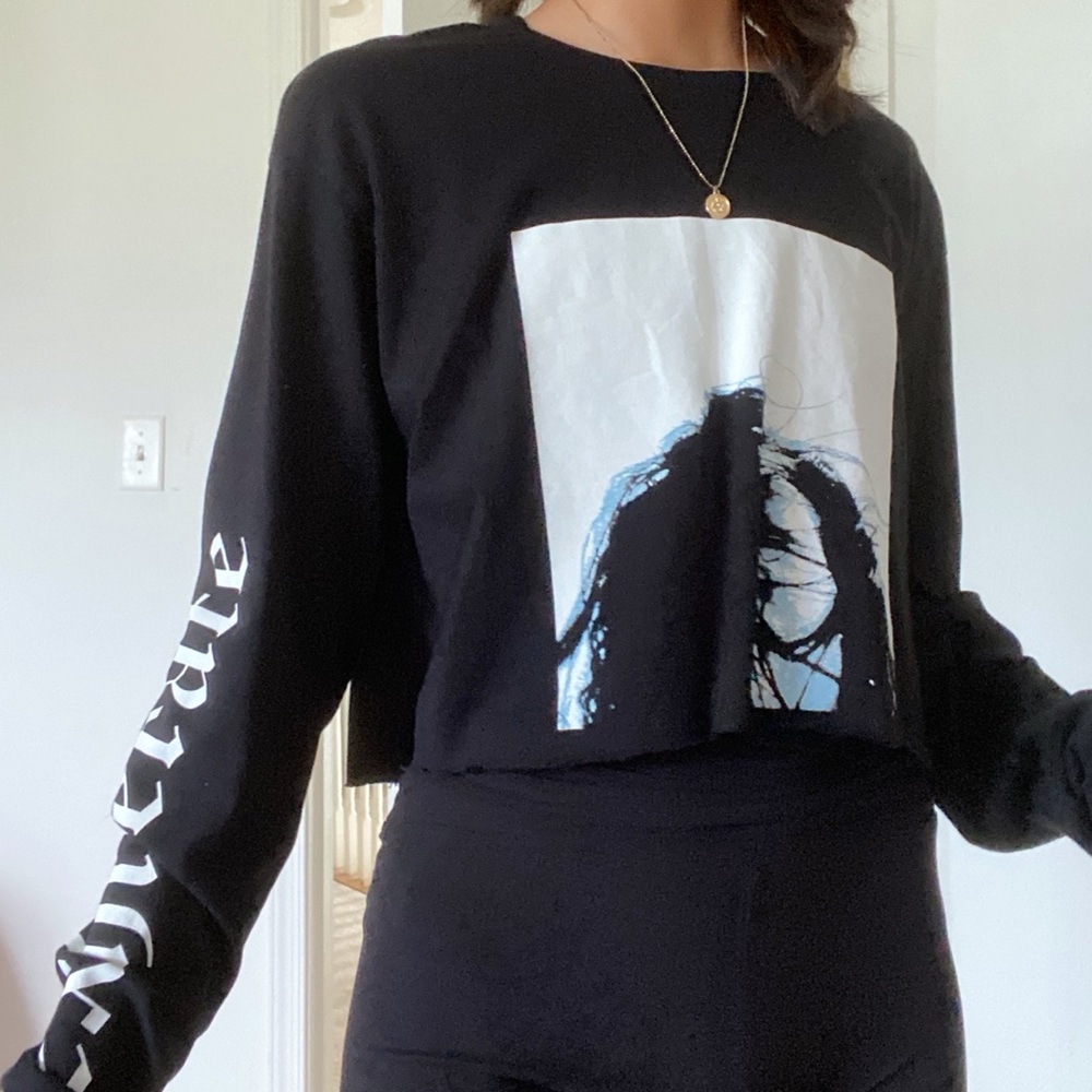 “Exhilerate” Cropped Crewneck